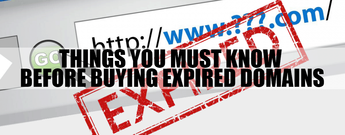 Things You Must Know Before Buying Expired Domains